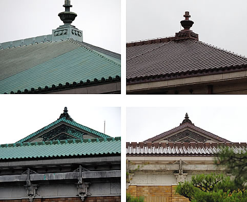 造形の名称についても、戦後になって用いられはじめた「帝冠様式」ではなく、当時の最も一般的な呼称である「日本趣味の建築」を用いることが学術的には適切であると考えられている。