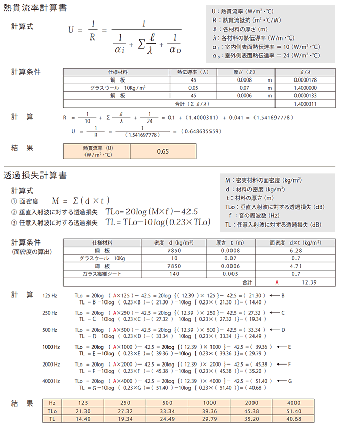 計算ソフト【屋根を調べる】での計算例