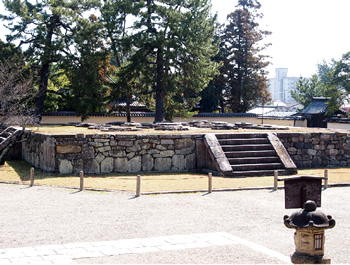 現在の西大寺境内伽藍案内図